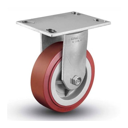 Colson Colson 6 Series Rigid Plate Caster 6.05208.929 - Polyurethane on Polyolefin 5" Dia. 750 Lb. 6.05208.929